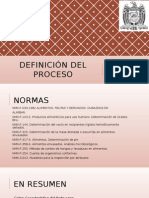 Definición Del Proceso