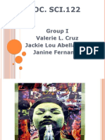 SOC. SCI.122: Group I Valerie L. Cruz Jackie Lou Abellanoza Janine Fernando