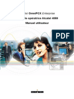 Console Opératrice Alcatel 4059 - Manuel Utilisateur