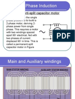 Single Phase Induction: Permanent-Split Capacitor Motor