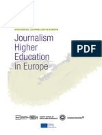 Journalism Higher Education in Europe DBbookJANUARY