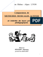 Rousset - Comparaison de METHODES MUSICALES ACTIVES