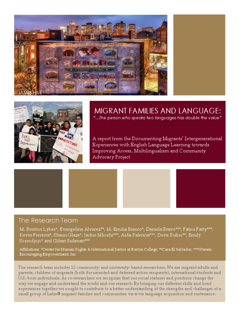 Migrant Families Language | PDF | English As A Second Or Foreign ...