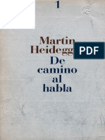 Heidegger de Camino Al Habla PDF