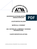 LA REVOLUCION EN EL TRANSPORTE Y EN LAS COMUNICACIONES 