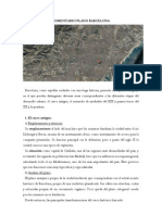 Comentario Plano Urbano Barcelona
