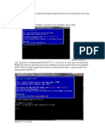 Manual para Ejecutar El MathCAD Bajo Ambiente MS