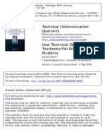 How Technical Communication Textbooks Fail Engineering Students