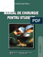 Manual de Chirurgie  Vol 1