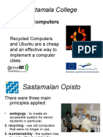 Sastamala College: Recycling Computers