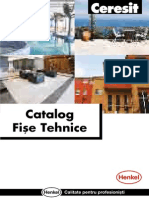 catalog fise tehnice CERESIT