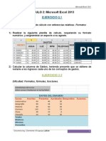 Ejercicios Modulo II