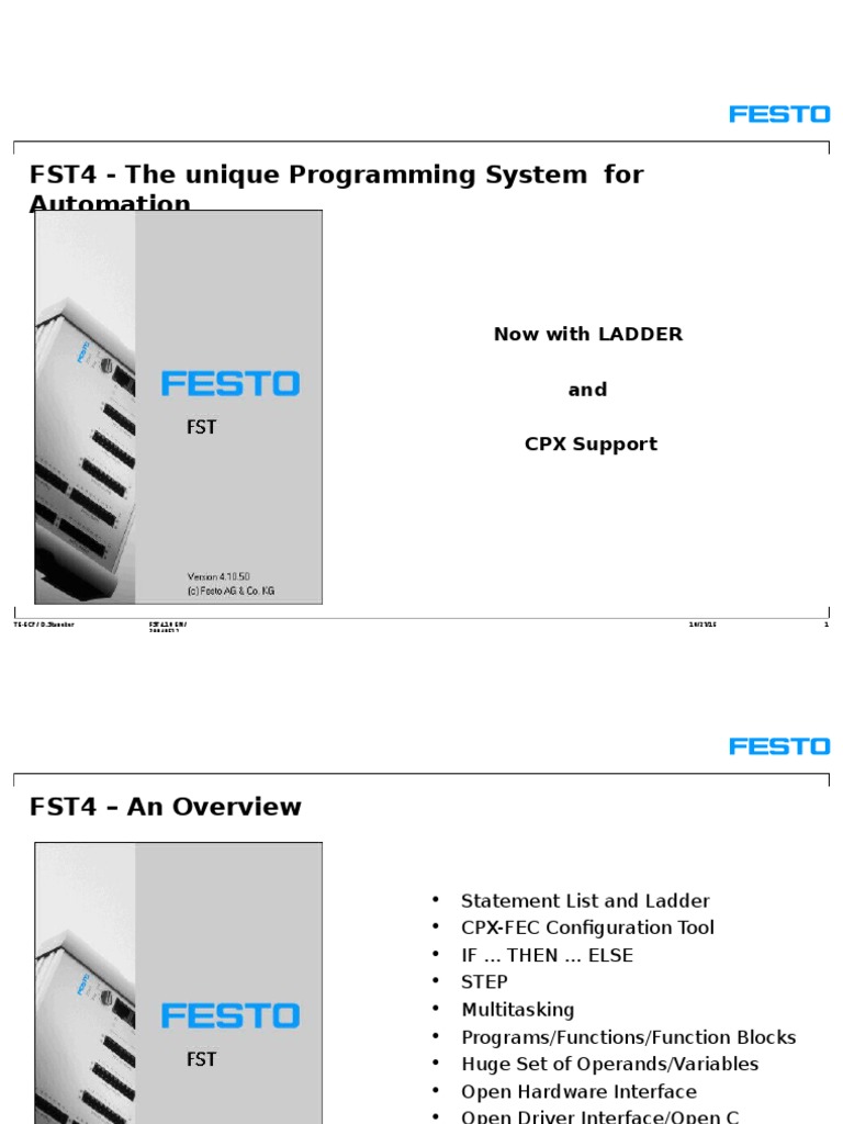 FST4 10 en | PDF | Automation | Device Driver