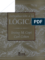 Irving M Copi Carl Kohen Introduccion a La Logica