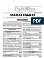 Normas Legales, martes 27 de octubre del 2015