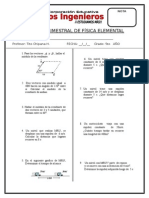 Examen Bimestral 5 to Año