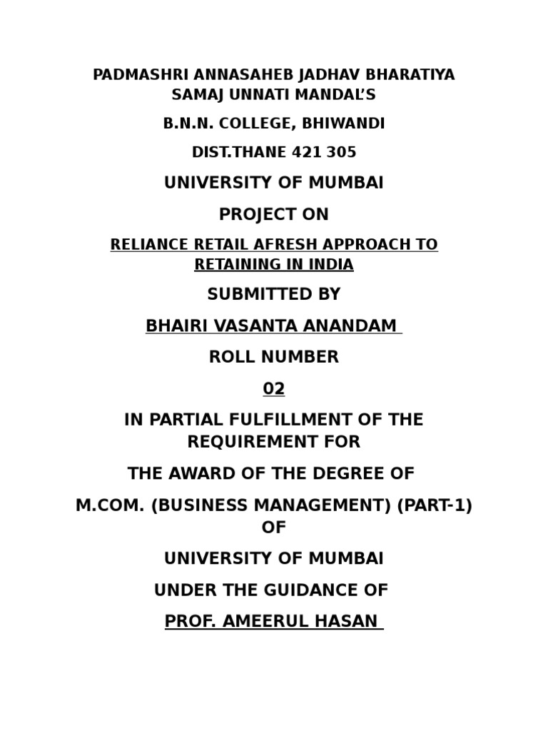 B N N College Bhiwandi