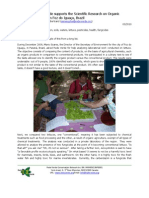 Rede Verde supports the Scientific Research on Organic Farming in Foz do Iguaçu, Brazil (English)