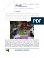 Rede Verde Supports The Scientific Research On Organic Farming in Foz Do Iguaçu, Brazil (Portuguese)