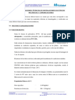 Especificaciones Tecnicas de Instalaciones Electricas