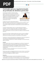 Comissão Aprova Reghgftyfglkjxfhekrhghdrgulamentação Da Profissão de Detetive Particular - Câmara Notícias - Portal Da Câmara Dos Deputados