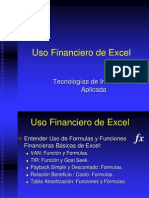 Uso Financiero de Excel