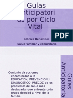 Guías Anticipatorias por Ciclo Vital