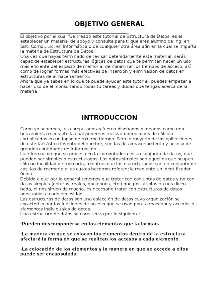 Antologia Estructura Datos I