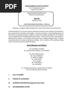 3-22-10 Business Board Mtg. Agenda