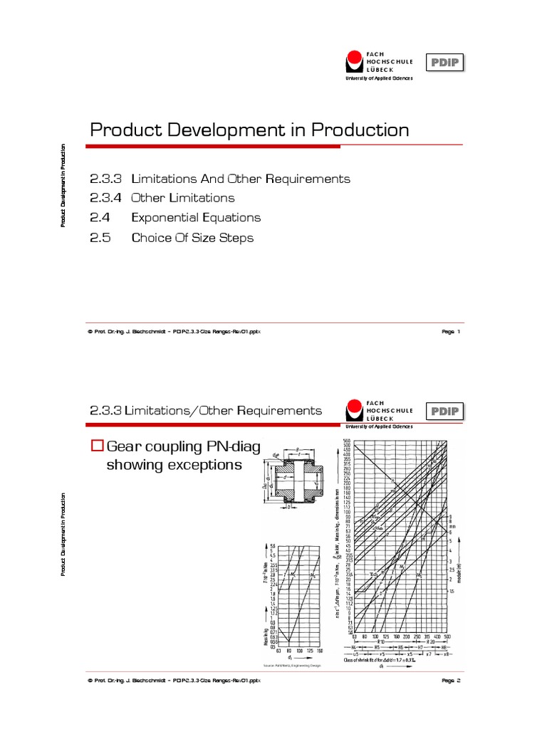 PDiP-2.3.3-Size Ranges-Rev01 | PDF