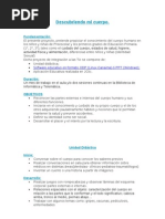 Proyecto Descubriendo Mi Cuerpo
