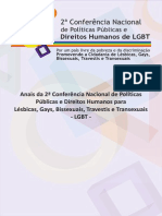 ANAIS DA 2ª CONFERÊNCIA NACIONAL DE POLÍTICAS PÚBLICAS E DIREITOS HUMANOS DE LGBT