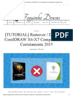 (TUTORIAL) Remover - Desinstalar CorelDRAW X6-X7 Completamente - Corretamente 2015 - Foguinho Downs
