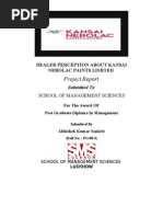 Download DEALER PERCEPTION ABOUT KANSAI NEROLAC PAINTS LTD by sankritrai SN28737290 doc pdf