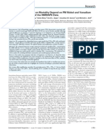 Does the effect of PM10 Mortality Depend on PM Nickel and Vanadium Content? A Reanalysis of the NMMAPS Data