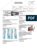 Prueba de Nivel Segundo Semestre Historia