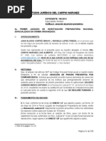 Formato carta renuncia tesorero