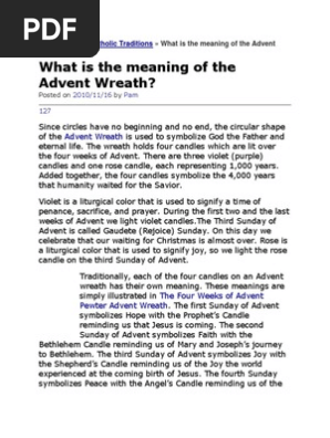 Meaning of Advent Wreath