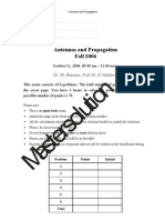 Final Exam Antenna 2006