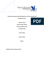 Propuesta Del Mejoramiento Del Imagen de La Escuela Chanyodzonot 2 Valladolid Yucatán