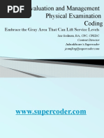 E and M Documentation and Coding Worksheet | E&M Audit Worksheet