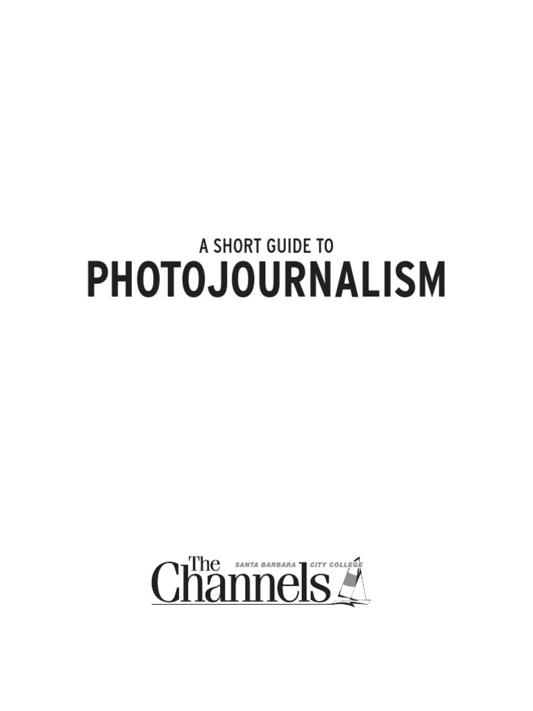 Photojournalism Manual PDF Camera Lens Imaging