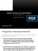 Aspek Teknologi Informasi