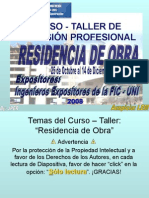 Curso Taller de Extensión Profesional