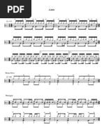 Drum Set Notation in Sibelius Guide | PDF | Drum Kit | Computer Keyboard