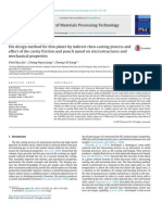 Journal of Materials Processing Technology: Chul Kyu Jin, Chang Hyun Jang, Chung Gil Kang