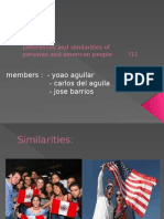Differences and Similarities of Peruvian and American People