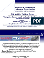 SIIA Mobility Webinar Series: "Navigating The New Mobile Application Development and Distribution Models"