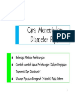 Modul 4 Cara Menetukan Diameter Pipa