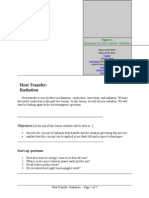 Heat Transfer: Radiation: Objectives